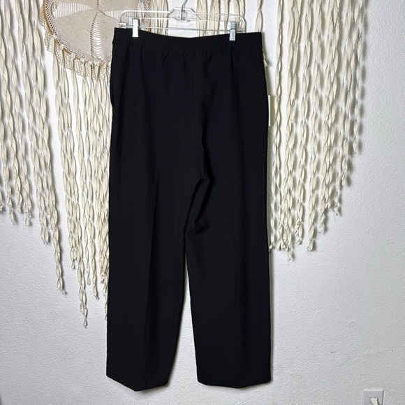 Aritzia | Wilfred NWT Black Polyester Wide Leg Crop Dress Pants Size 16 - Picture 10 of 10